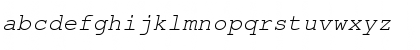 Nimbus Mono L Regular Oblique Font
