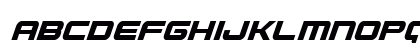Gunship Condensed Italic Condensed Italic