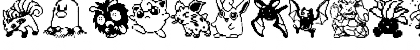 Pokemon pixels 1 Regular Font