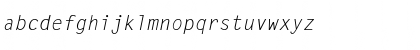 PP-LetterGothic Thin-Italic Font