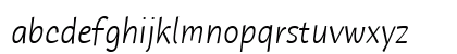 HumanaSansITC-Light LightItalic
