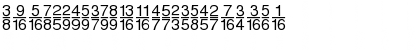 SansFractionsVertical Plain Font SansFractionsVertical Plain Font