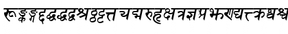 Sanskrit BoldItalic Font