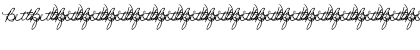 Signature (example) Regular Font