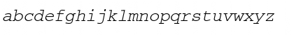 CourierEe Italic Font CourierEe Italic Font