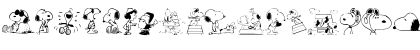 Snoopy Dings Regular Font Snoopy Dings Regular Font
