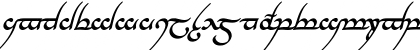 Tengwar Annatar Bold Italic Font Tengwar Annatar Bold Italic Font
