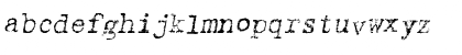 TypewriterRough Italic Font