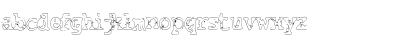 BasicGrungeHollowCond Regular Font