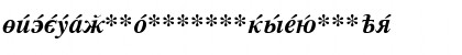 CyrillicSerif BoldItalic Font