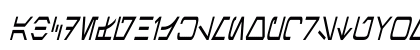 Aurebesh Condensed Italic Aurebesh Condensed Italic