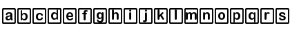 DDD Round Square Regular Font