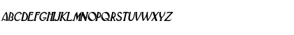 Deco Italic Font