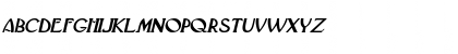 Deco-Extended Italic Font Deco-Extended Italic Font