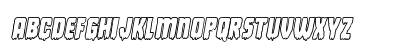 Deathblood Bold Outline Italic Italic