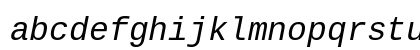 Liberation Mono Italic