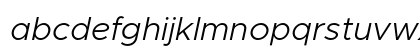Metropolis Light Italic Metropolis Light Italic