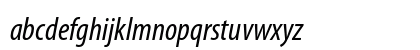 Myriad Pro Cond Italic