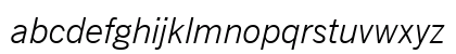 NewsGoth Lt BT Light Italic
