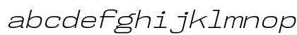 NK57 Monospace Semi-Expanded Light Italic