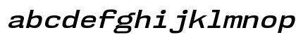 NK57 Monospace Semi-Expanded SemiBold Italic