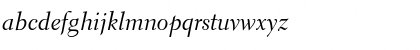 ElectraLHCursiveOldstyleFigures RomanItalic Font