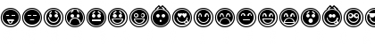 Emoticons Outline Regular Font Emoticons Outline Regular Font