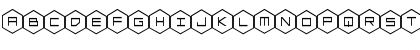 HEX:gon Staggered Regular Font HEX:gon Staggered Regular Font