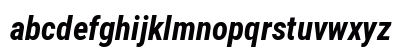 Roboto Condensed Bold Italic