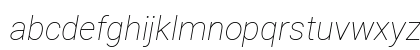 Roboto Thin Italic Roboto Thin Italic