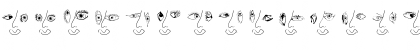 EyesNoseMouth Regular Font EyesNoseMouth Regular Font