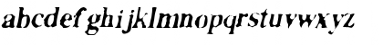 Facsimiled Medium Italic Font