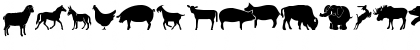 Farm & Wild Animals Regular Font Farm & Wild Animals Regular Font