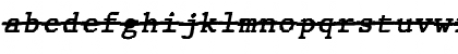 JMH Typewriter mono Over Italic Font JMH Typewriter mono Over Italic Font