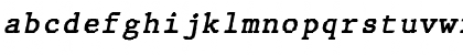 JMH Typewriter mono Italic Font JMH Typewriter mono Italic Font