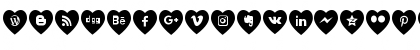 love social media Regular Font love social media Regular Font