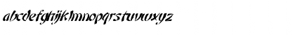 FZ UNIQUE 22 MANGLED ITALIC Normal Font