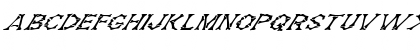 FZ UNIQUE 5 ITALIC Normal Font