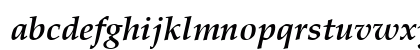 Palatino SC Bold Italic