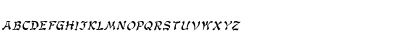 GengisKahn Italic Font GengisKahn Italic Font