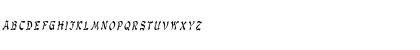 GengisKahnCondensed Italic Font