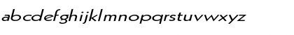 Geo112Extended Italic Font