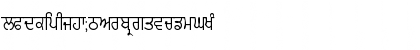 GurmukhiLys 020 Thin Normal Font GurmukhiLys 020 Thin Normal Font