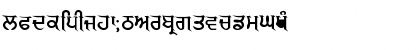 GurmukhiLys 040 Wide Normal Font