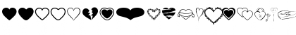 Hearts BV Regular Font Hearts BV Regular Font