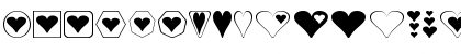Hearts for 3D FX Normal Font
