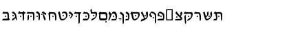 HebrewDavidSSK Regular Font HebrewDavidSSK Regular Font
