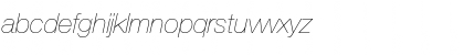 HelveticaNeue LT 25 UltLight Italic Font