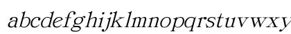 ProvLite Italic Italic