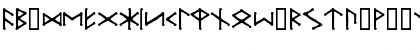 Ice-egg Futhark Runes Regular Font